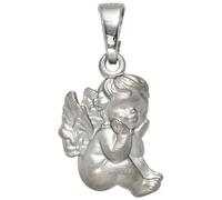 Kinder Anhänger Engel Schutzengel 925 Sterling Silber mattiert Kinderanhänger