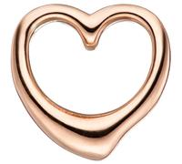 Jobo Kinder Anhänger Herz 925 Sterling Silber rotgold vergoldet Herzanhänger