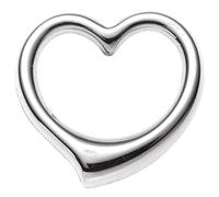 Jobo Kinder Anhänger Herz Schwingherz 375 Gold Weißgold Herzanhänger