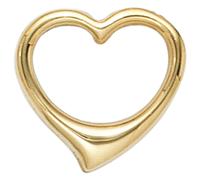 JOBO Kinder Anhänger Herz 585 Gold Gelbgold