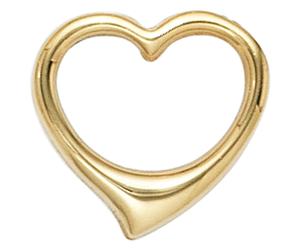 Kinder Anhänger Herz Schwingherz 585 Gold Gelbgold Herzanhänger Kinderanhänger