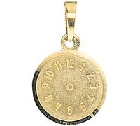 Kinder Anhänger Taufuhr 333 Gold Gelbgold mattiert Kinderanhänger