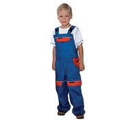 Kinder Arbeitshose Latzhose 100% Baumwolle Berufsbekleidung Kinder Anzug Overalls , Blau / Rot - 116 EU