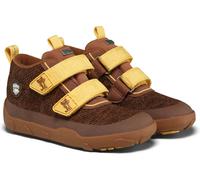 Kinder-Barfuß-Knöchelschuhe mit Membran Affenzahn - Low Boot Knit Happy - Tiger braun Größe: 22