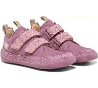 Affenzahn Barfußschuh Leder Buddy Otter – Rosa, mit Klettverschluss – Größe 23 Kinder