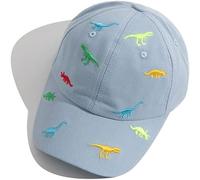 Kinder Baseball Cap für Jungen Mädchen Dinosaurier Stickerei Verstellbar Sport Baumwolle Kappe Sonnenhut UV Schutz Basecap Sommer Herbst Kinder Schirmmütze Golf Cap für 2-6 Jahren Baby Jungen Mädchen