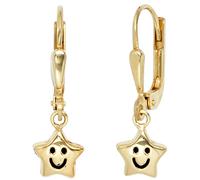 Kinder Boutons Stern 333 Gold Gelbgold Ohrringe Ohrhänger Kinderohrringe