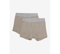 Kinder-Boxershorts für Jungen aus Bambus, 2er-Pack, Minymo - braun Simply Taupe Größe: 128
