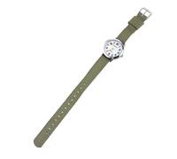 Kinder-Cartoon-Uhr, minimalistische Armbanduhr im Sport-Stil, verstellbares Armband, Grün, 3 x 24,5