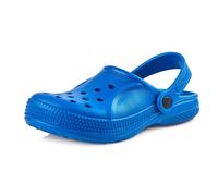 Ladeheid Kinder Mädchen Jungen leichte Eva Clogs Gartenclogs Gartenschuhe KL055 (Kornblumen, 35 EU)