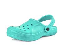 Ladeheid Clogs Kinder Schuhe für Mädchen und Jungen leichte Gartenclogs Gartenschuhe Kinder KL055 (Minze, 29 EU)