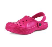 Ladeheid Clogs Kinder Schuhe für Mädchen und Jungen leichte Gartenclogs Gartenschuhe Kinder KL055 (Rosa, 24 EU)