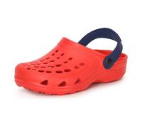 Kinder Clogs LA-CA-06 Rot/Marineblau 26/27 26/27 Rot/Marineblau