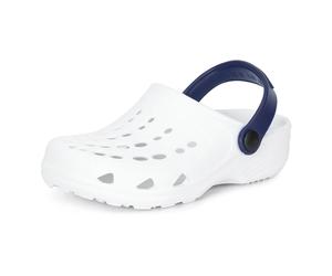 Kinder Clogs LA-CA-06 Weiß/Marineblau 26/27 26/27 Weiß/Marineblau