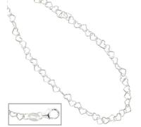 Kinder Collier Halskette aus Herzen Herzchen 925 Sterling Silber 35 cm