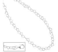 Kinder Collier Halskette aus Herzen Herzchen 925 Sterling Silber 35 cm Kette