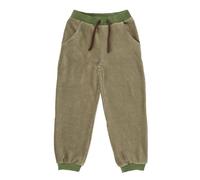 Kinder Cord-Jogginghose GOTS-zertifiziert aus Bio-Baumwolle grün - Walkiddy 50-56