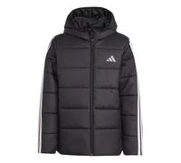 Adidas Unisex-Kinder-Steppjacke ESSENTIALS 3 STRIPES Schwarz/Schwarz/Weiß 9-10 Jahre