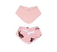 Kinder Dreieckstuch GOTS zertifiziert - Bio-Baumwolle, Rosa (2er-Set), weich & saugfähig, alltagstauglich, gut kombinierbar | Walkiddy One Size