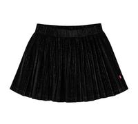 Kinder Faltenrock mit Lurex Mädchen Rock Minirock Mädchenrock Röcke Schwarz 104
