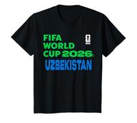 Kinder FIFA World CUP26 Usbekistan Blockbuchstaben T-Shirt