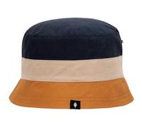 Kinder Fischerhut Block-Design indigo-braun 49