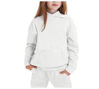 Kinder Fleece Thermoanzug Langarm Pyjama Set Langarm Pyjama Set Mädchen Langarmshirt Gestreift mit Thermohose Nachtwäsche Atmungsaktive Loungewear Sets