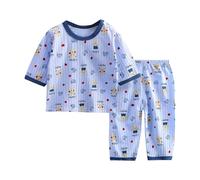 Kinder Fleece Thermoanzug Thermo 2 Teiler Hausanzug Autumn Winter Kleidung Langarm Kapuzenpullover und Jogginghose Langarm Kapuzenpullover und Jogginghose