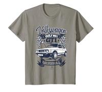 Kinder Golf GTI MK1 Original Racing Flaggen Kinder Vatertag T-Shirt
