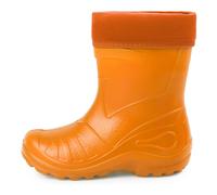 Ladeheid Gummistiefel Kinder federleichte und wasserdichte EVA Thermo Regenstiefel Gummistiefel gefüttert KL050 (Orange, 32 EU)