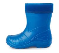 Ladeheid Gummistiefel Kinder federleichte und wasserdichte Eva Thermo Regenstiefel Gummistiefel gefüttert KL050 (Blau, 22 EU)
