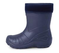 Ladeheid Gummistiefel Kinder federleichte und wasserdichte Eva Thermo Regenstiefel Gummistiefel gefüttert KL050 (Dunkelblau, 22 EU)