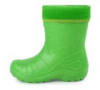Ladeheid Gummistiefel Kinder federleichte und wasserdichte Eva Thermo Regenstiefel Gummistiefel gefüttert KL050 (Grün, 22 EU)