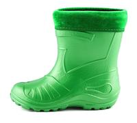 Ladeheid Gummistiefel Kinder federleichte und wasserdichte Eva Thermo Regenstiefel Gummistiefel gefüttert KL050 (Smaragdgrün, 23 EU)