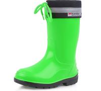 Kinder Gummistiefel mit Stulpe LA-972 PP2 Grün Schwarz 28 28 Grün Schwarz