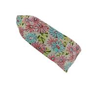 Kinder Haarband oder Stirnband in 4 Farben mit Blumen creme, Einheitsgröße