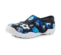 Kinder Hausschuhe LARW005 Marineblau Weiß Bälle 26 26 Marineblau Weiß Bälle