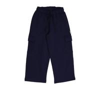 Kinder Hose GOTS-zertifiziert aus Bio-Baumwolle, dunkelblau, weites Bein, elastischer Bund - Walkiddy Abyssal Depths-Pants Dunkel Blau 104