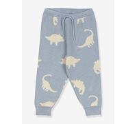 Kinder Hose mit Dino-Motiven, Dehnbund Konges Sløjd, Bio-Baumwolle grau Gr. 92/98 von Konges Slojd