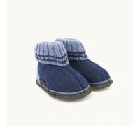 Kinder Hüttenschuh Ötz | Kinder Woll-Hausschuh | Farbe Inkblu/Atlantic | Größe 33 Inkblu/Atlantic 33