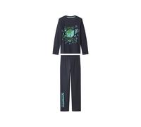 Kinder Jungen Pyjama lang/lang (Navy, 158/164) blau 158/164