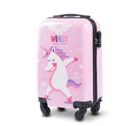 Kinder-Kabinenhartschalenkoffer Wings Jay Unicorn 18" Rosa