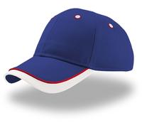 Kinder Kappe (royal/white one size)