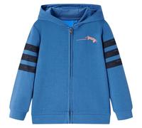Kinder-Kapuzenpullover Blau 128 Blau 13402