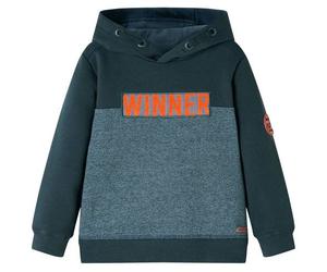 Kinder-Kapuzenpullover Dunkelgrün 104