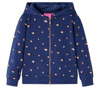 Kinder-Kapuzenpullover Marineblau 92