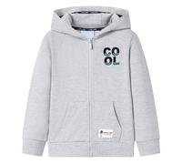 vidaXL Kinder-Kapuzenpullover mit Reißverschluss Grau 92