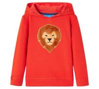 Kinder-Kapuzenpullover Rot 140
