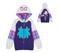 Kinder-Kapuzenpullover Spidey und seine erstaunlichen Freunde, Kapuzenjacke mit Reißverschluss, Miles Morales Ghost Spider oder Spidey, Gwen Ghost Spider, 3-4 Years