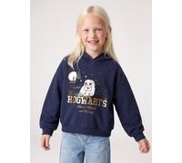 Kinder Kapuzensweatshirt mit Gold-Glitzerdetails HARRY POTTER blau Gr. 116